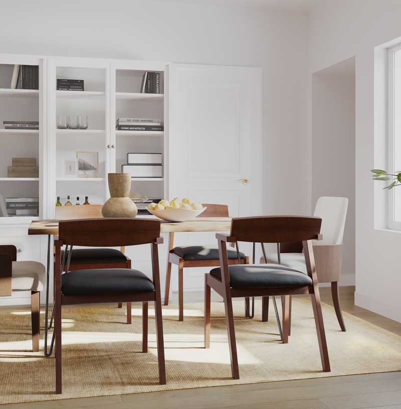 Midcentury Modern, Scandinavian Dining Room Design by Havenly Interior Designer Lena