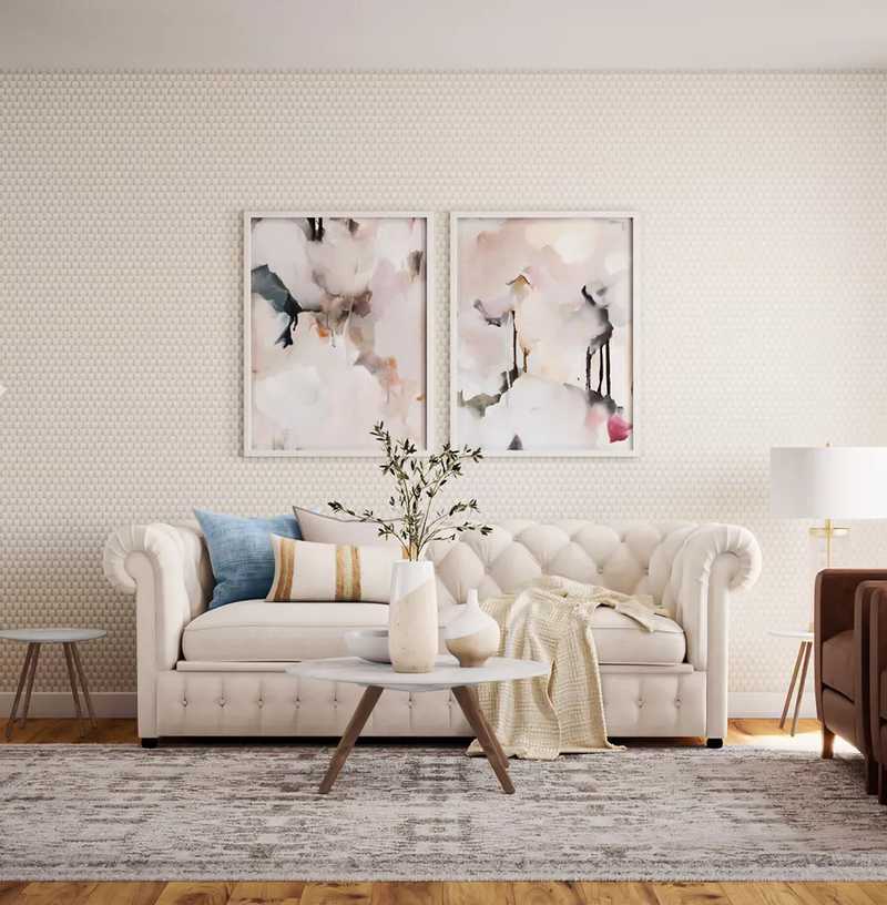 Midcentury Modern Reading Room Design by Havenly Interior Designer Ana