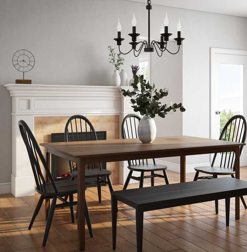 Farmhouse Dining Room Design by Havenly Interior Designer Veronica