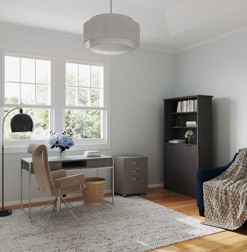 Contemporary Office Design by Havenly Interior Designer Joanna