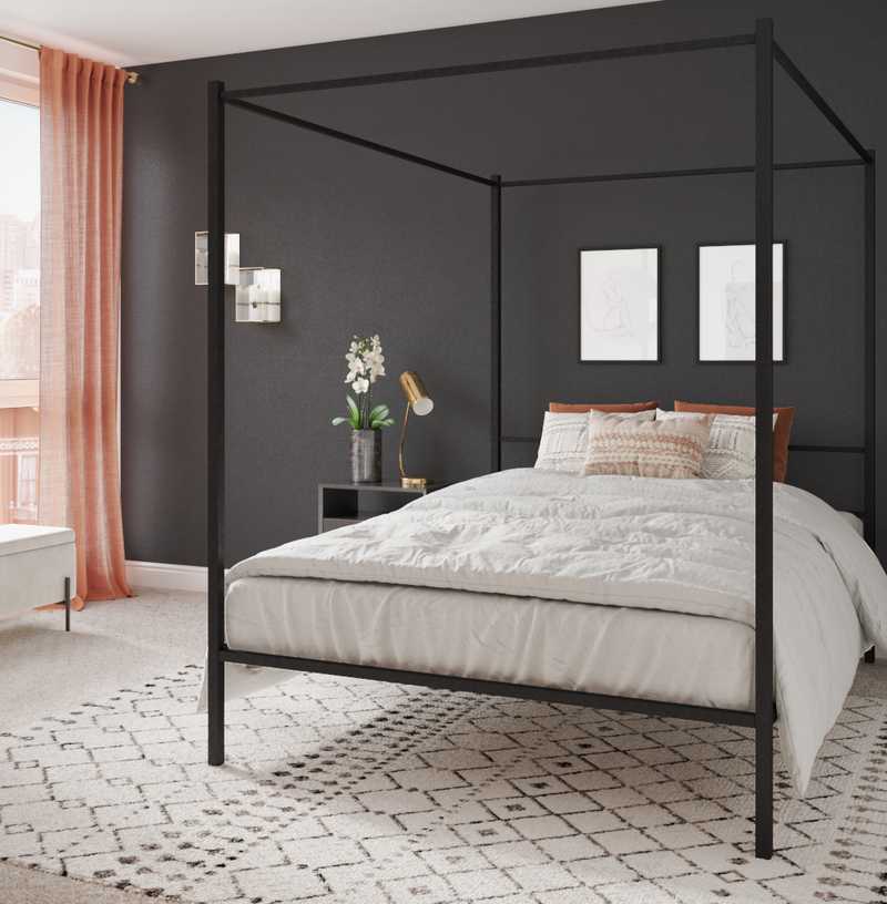 Modern, Industrial Bedroom Design by Havenly Interior Designer Dinah