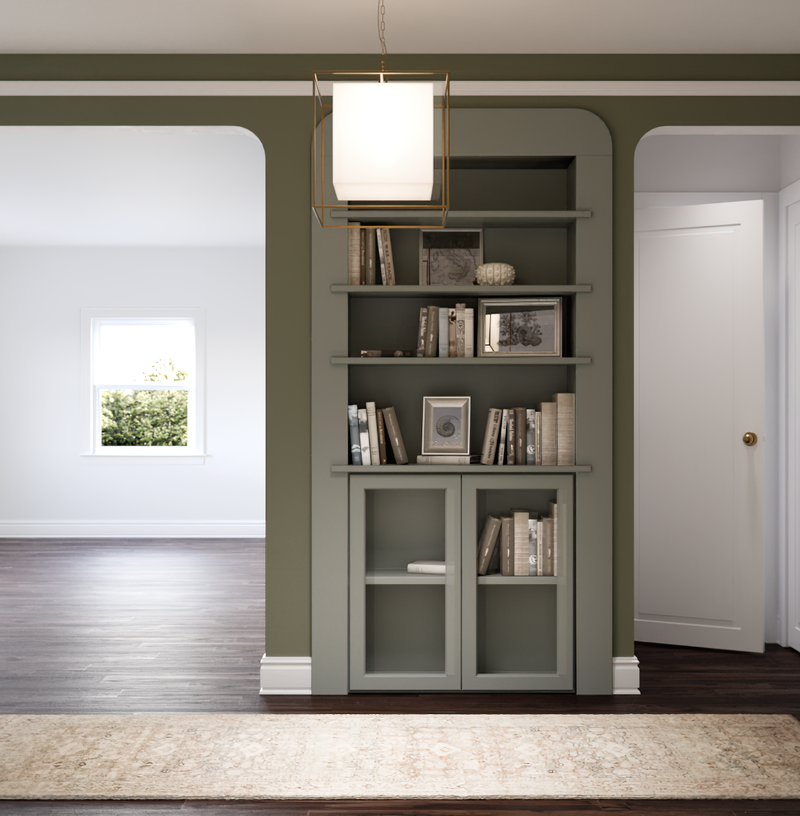 Classic Contemporary Entryway Design by Havenly Interior Designer Liliana