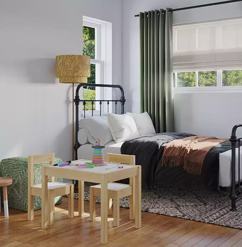 Contemporary, Bohemian, Traditional Bedroom Design by Havenly Interior Designer Jamie