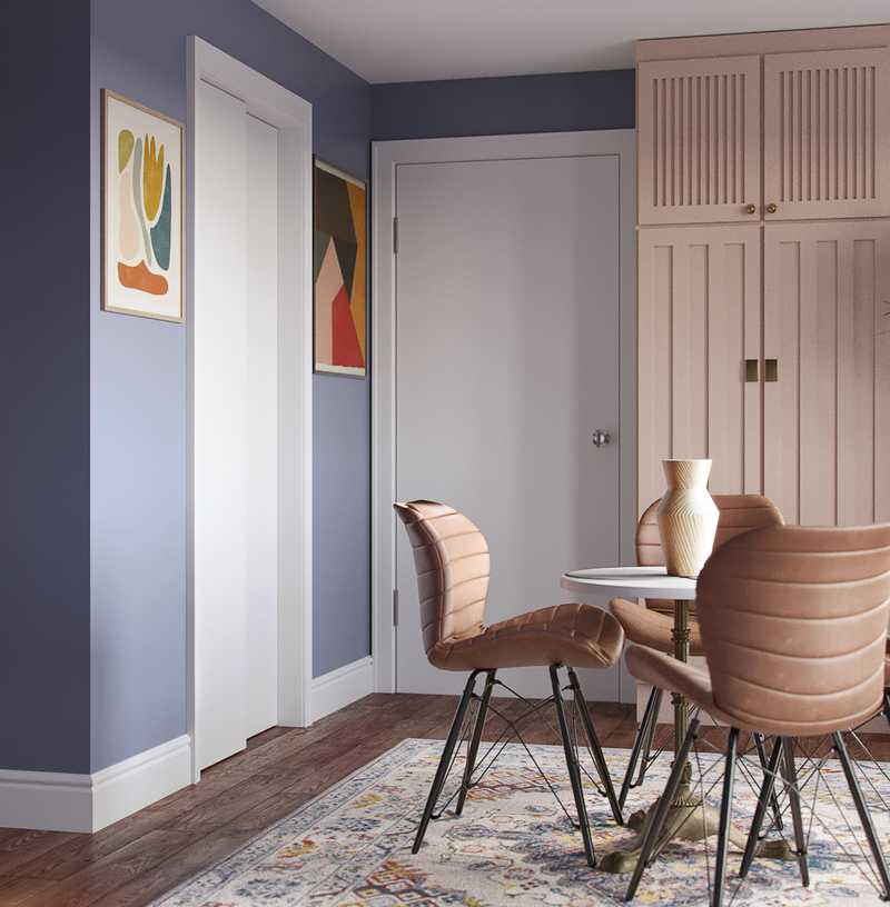 Eclectic, Bohemian, Midcentury Modern Entryway Design by Havenly Interior Designer Emily