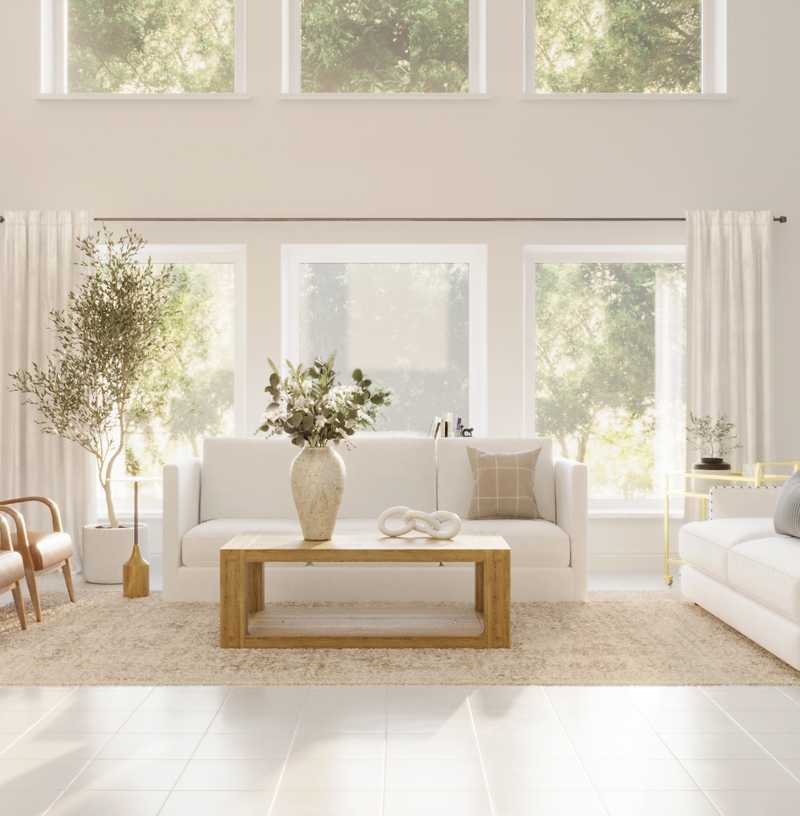Transitional, Scandinavian Living Room Design by Havenly Interior Designer Daniela