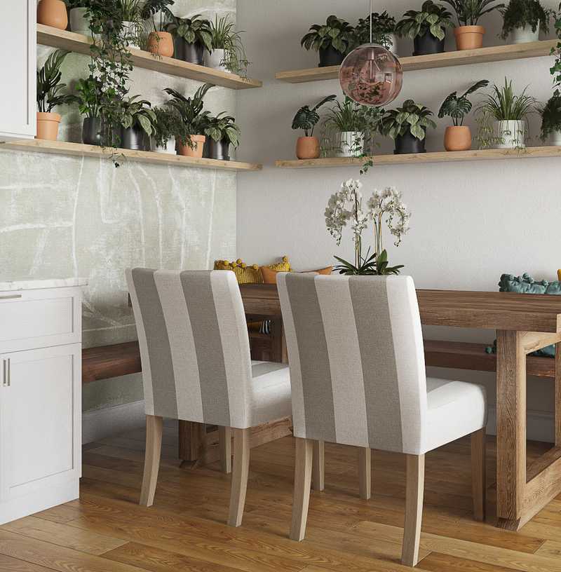 Eclectic, Bohemian, Global, Midcentury Modern Dining Room Design by Havenly Interior Designer Alycia