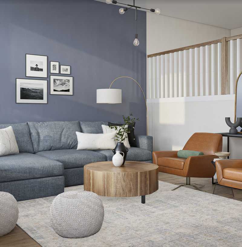 Scandinavian Living Room Design by Havenly Interior Designer Ana
