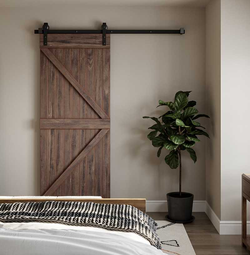 Industrial, Farmhouse Bedroom Design by Havenly Interior Designer Briana