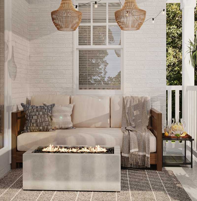 Traditional, Transitional Outdoor Space Design by Havenly Interior Designer Amanda