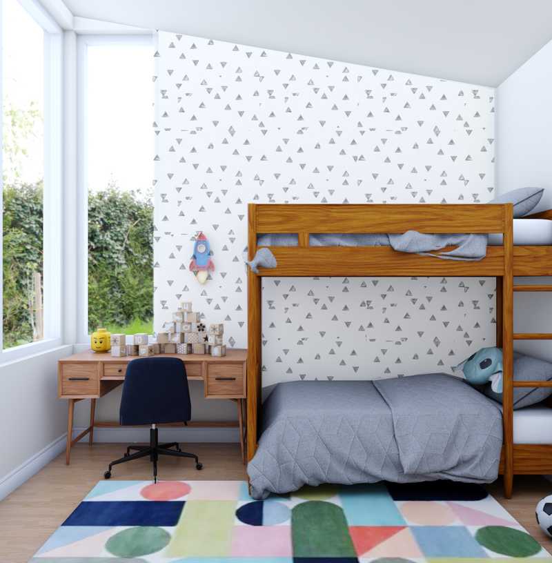 Contemporary, Industrial Bedroom Design by Havenly Interior Designer Regina