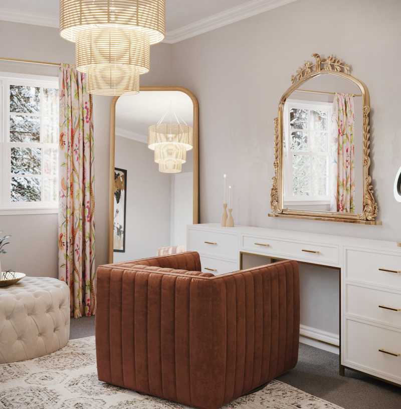 Bohemian, Glam, Preppy Other Design by Havenly Interior Designer Haley