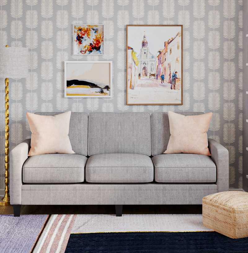 Eclectic, Bohemian Office Design by Havenly Interior Designer Marisa