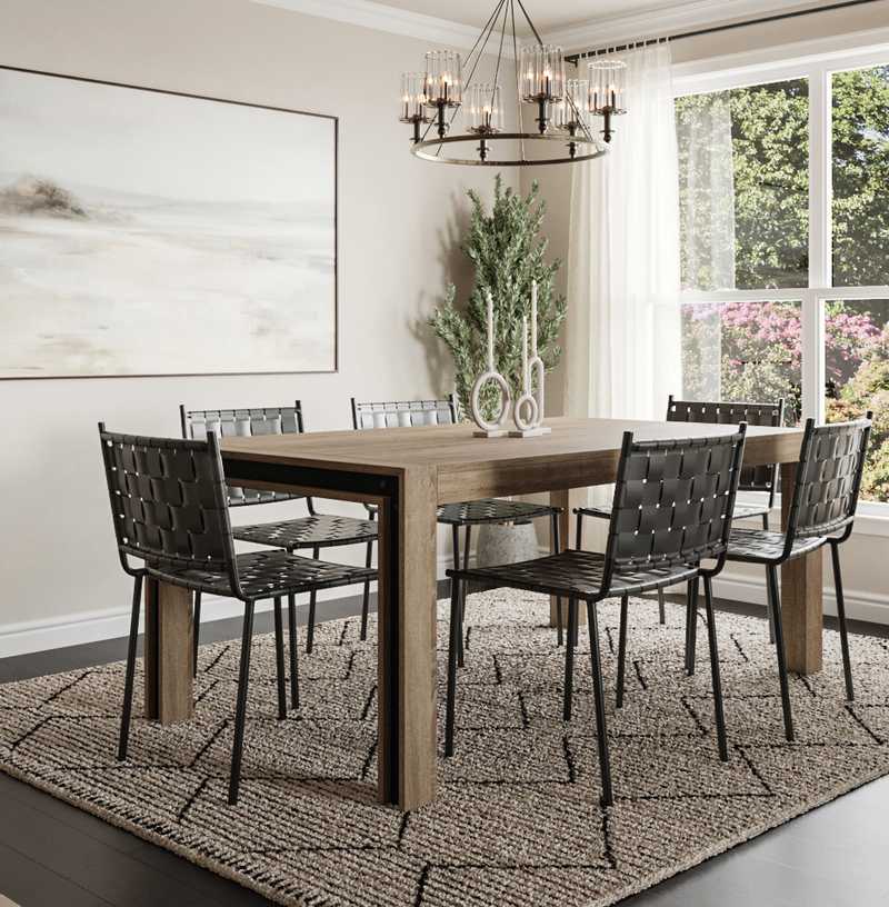 Traditional, Transitional Dining Room Design by Havenly Interior Designer Marisa