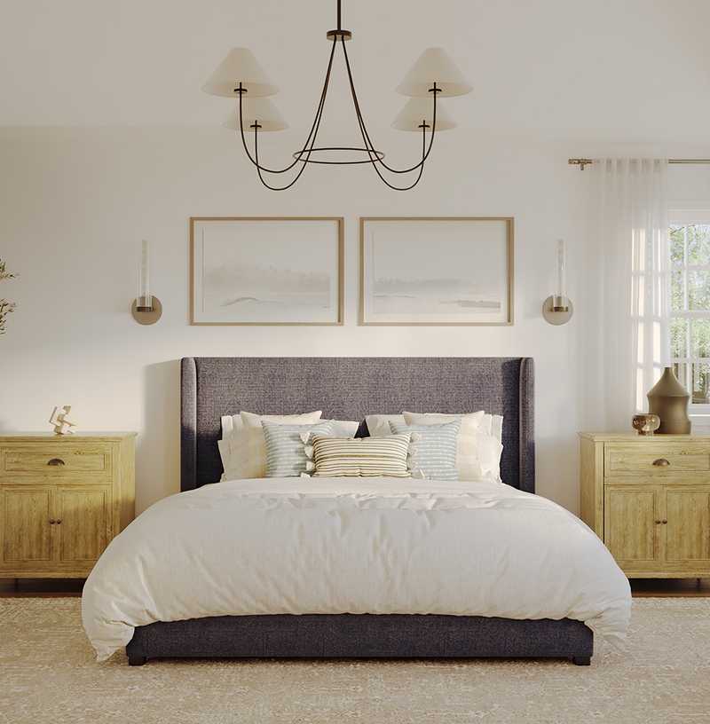 Traditional, Farmhouse Bedroom Design by Havenly Interior Designer Vye