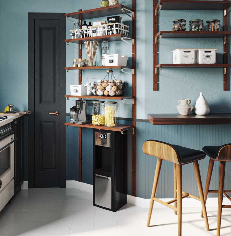 Midcentury Modern Kitchen Design by Havenly Interior Designer Angie