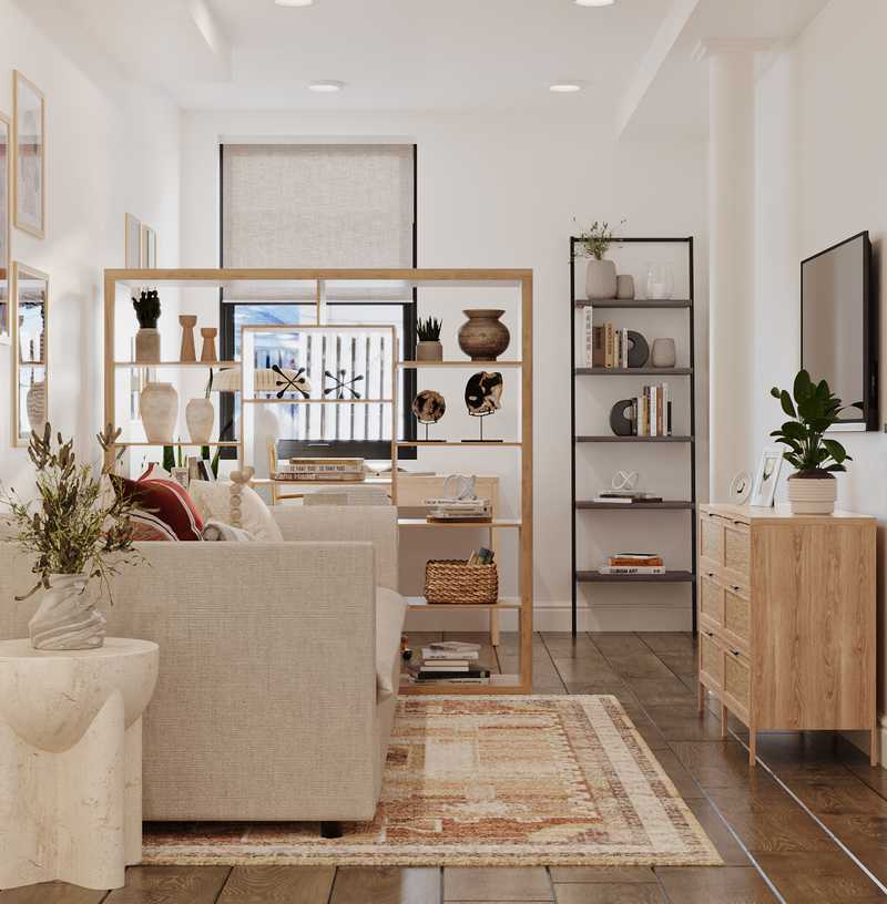 Modern, Bohemian, Scandinavian Bedroom Design by Havenly Interior Designer Maria