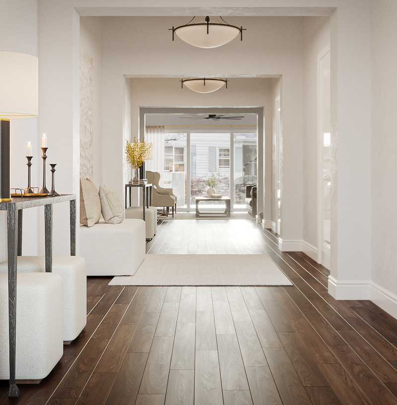 Contemporary, Transitional Entryway Design by Havenly Interior Designer Briana