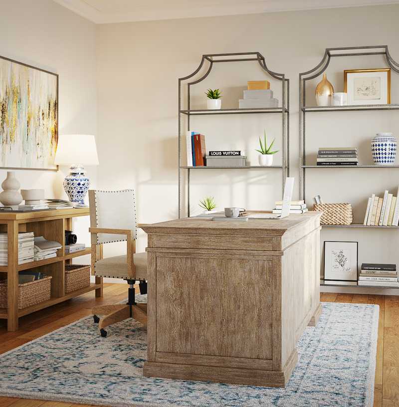 Classic, Traditional, Transitional Entryway Design by Havenly Interior Designer Toussaint