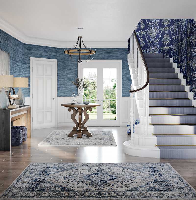 Contemporary, Modern, Classic, Industrial, Traditional, Rustic Entryway Design by Havenly Interior Designer Kim