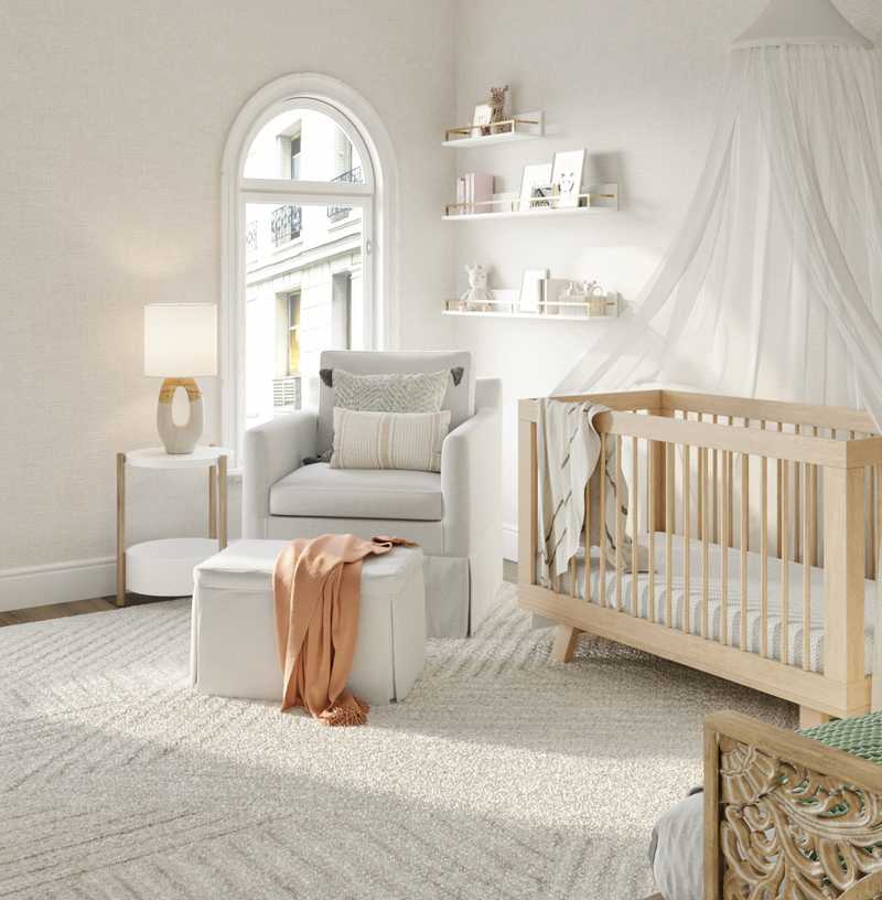 Bohemian, Minimal Nursery Design by Havenly Interior Designer Monica