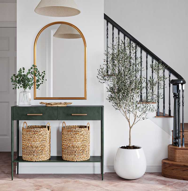 Transitional Entryway Design by Havenly Interior Designer Maura