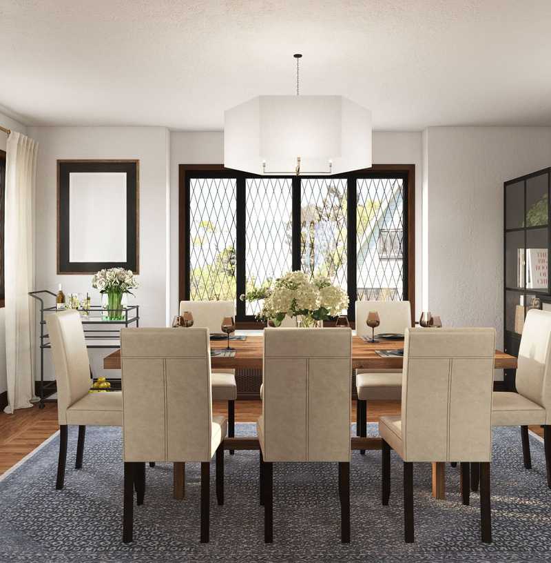 Modern, Classic, Traditional, Midcentury Modern Dining Room Design by Havenly Interior Designer Vye