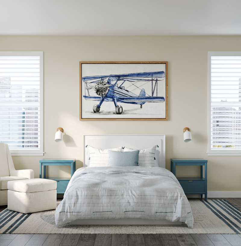 Contemporary, Minimal, Scandinavian Bedroom Design by Havenly Interior Designer Tara