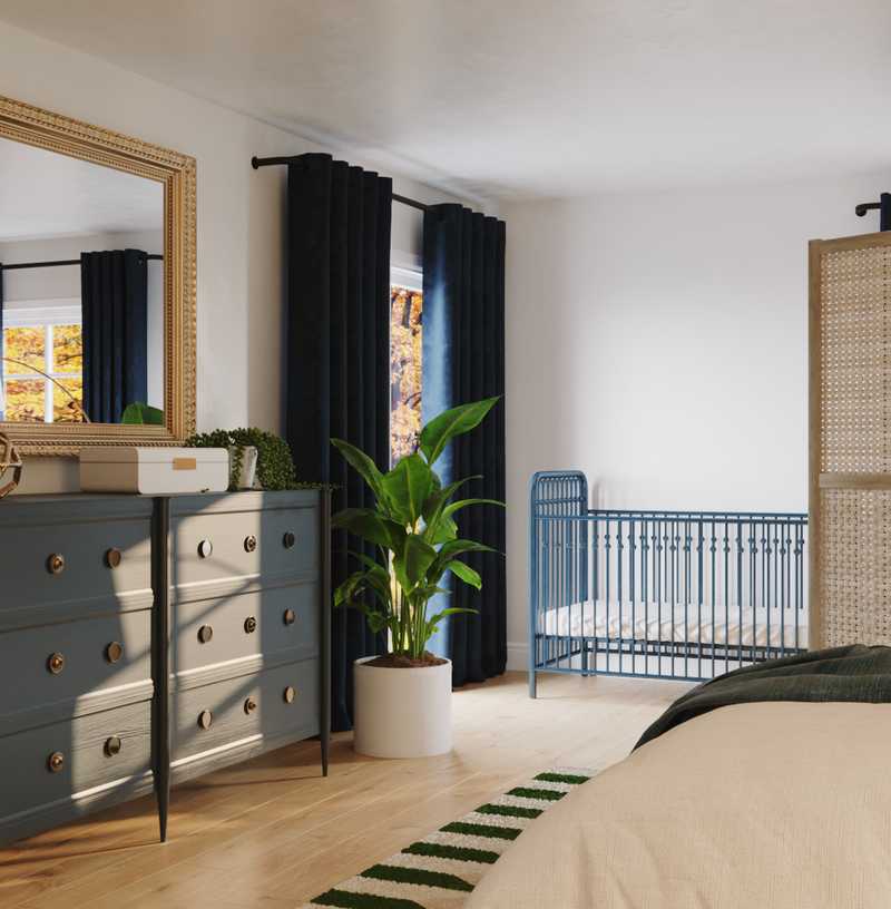 Bohemian, Southwest Inspired, Scandinavian Bedroom Design by Havenly Interior Designer Briana