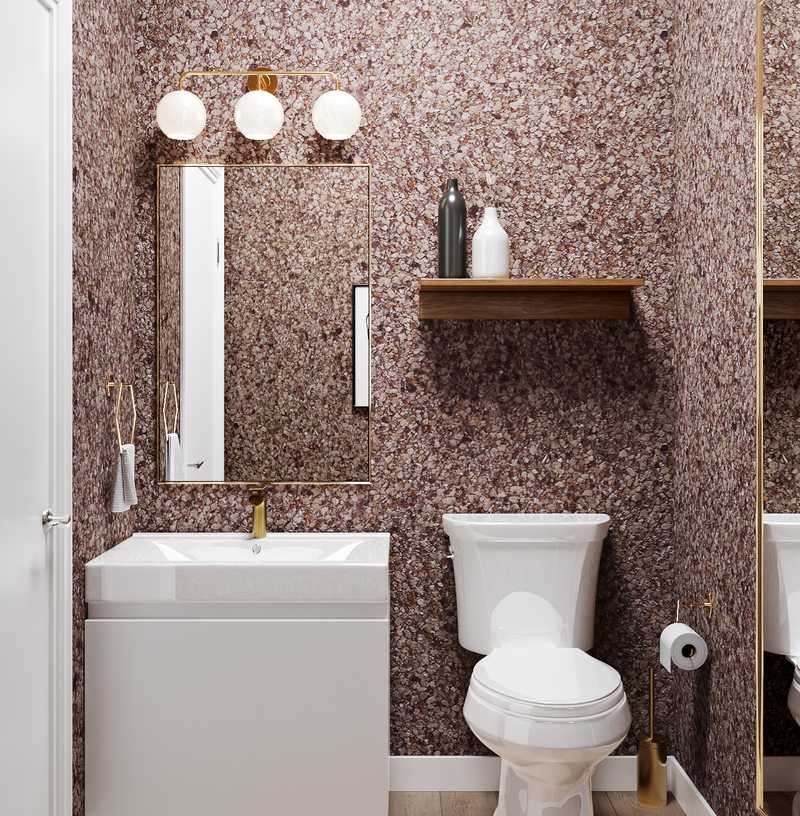 Glam Bathroom Design by Havenly Interior Designer Maura