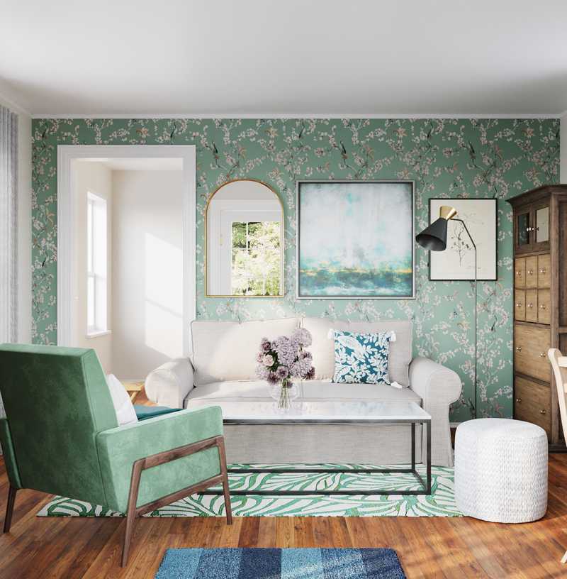 Modern, Transitional Reading Room Design by Havenly Interior Designer Isabel