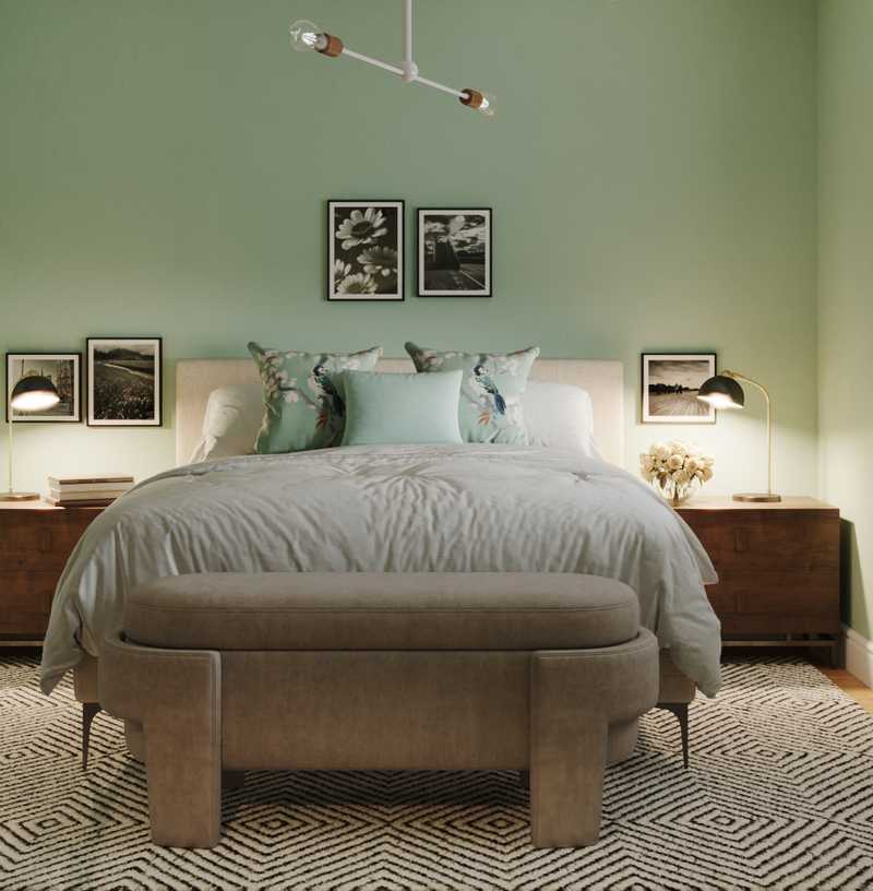 Modern, Industrial Bedroom Design by Havenly Interior Designer Florencia