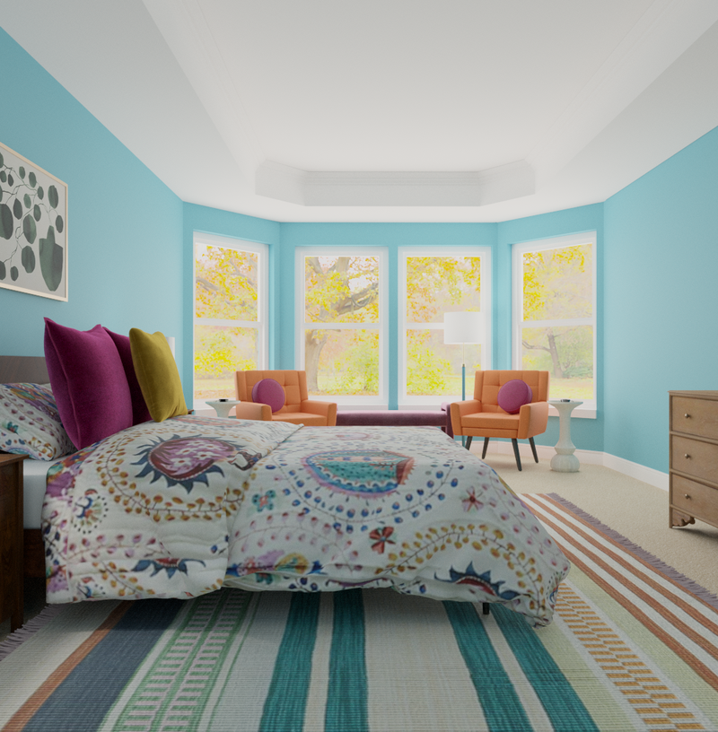Classic, Eclectic, Traditional Bedroom Design by Havenly Interior Designer Alyssa