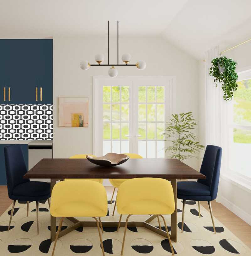 Midcentury Modern Dining Room Design by Havenly Interior Designer Legacy