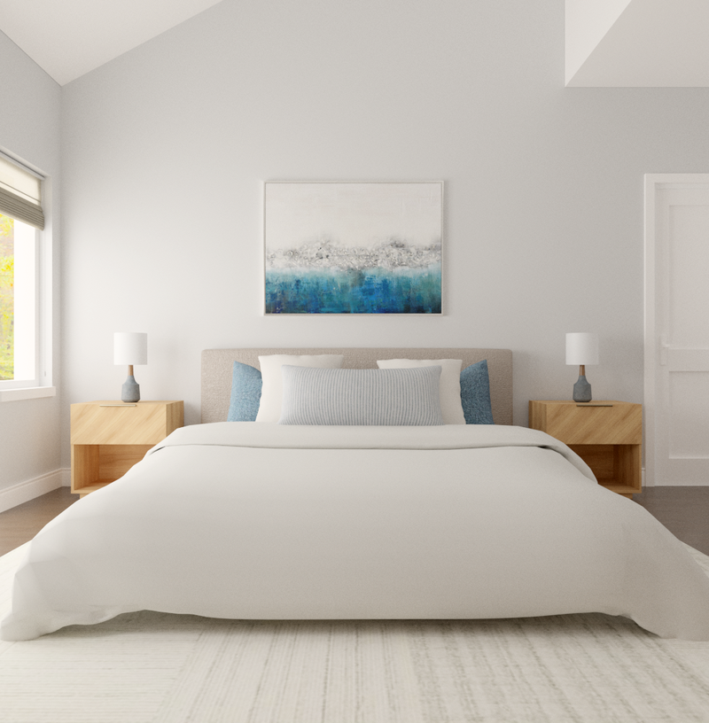 Classic, Bohemian, Midcentury Modern Bedroom Design by Havenly Interior Designer Nicole