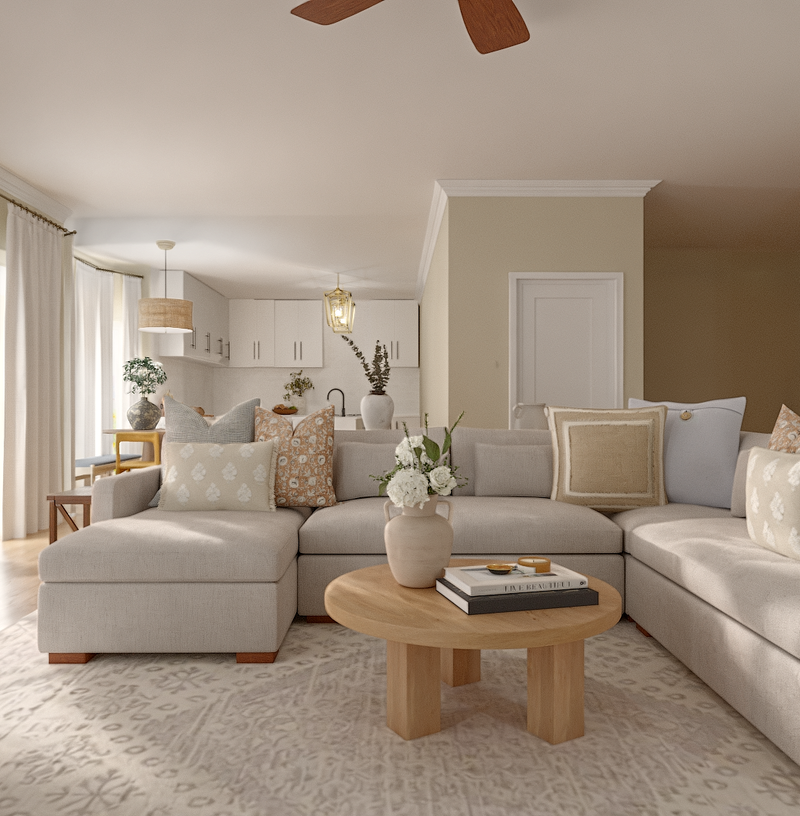 Classic, Traditional, Rustic Living Room Design by Havenly Interior Designer Alyssa