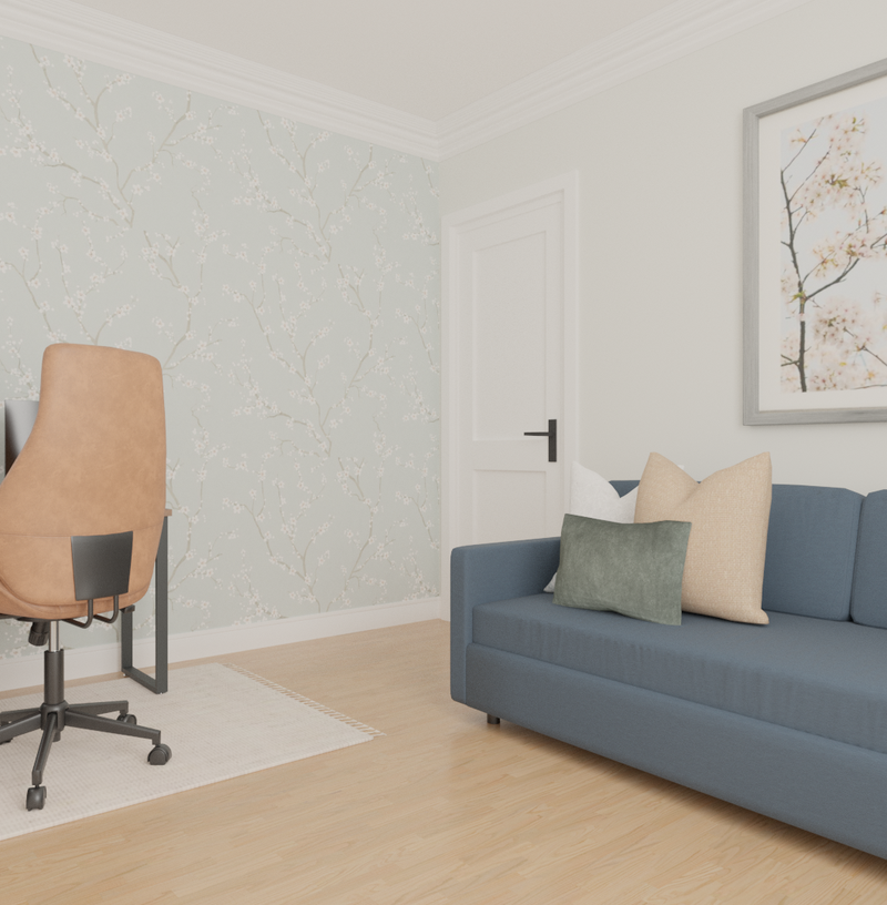 Classic, Transitional Office Design by Havenly Interior Designer Alyssa