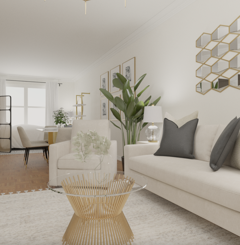 Modern, Glam Bedroom Design by Havenly Interior Designer Vye