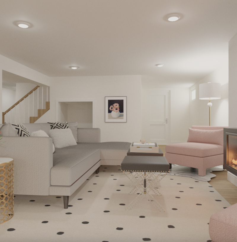 Modern, Traditional, Farmhouse, Transitional Playroom Design by Havenly Interior Designer Vye