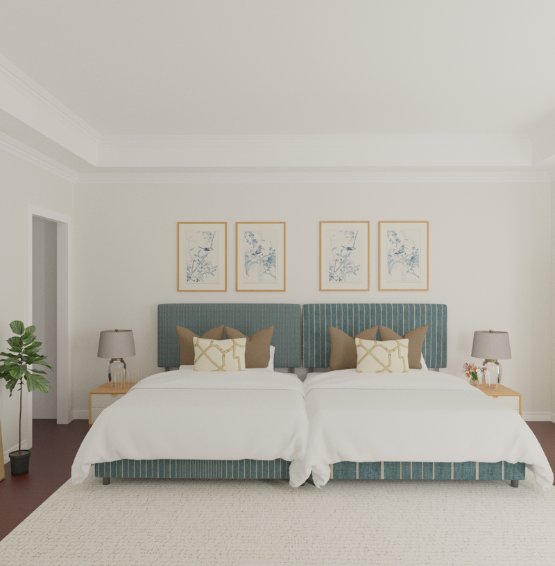 Classic, Glam, Global Bedroom Design by Havenly Interior Designer Legacy
