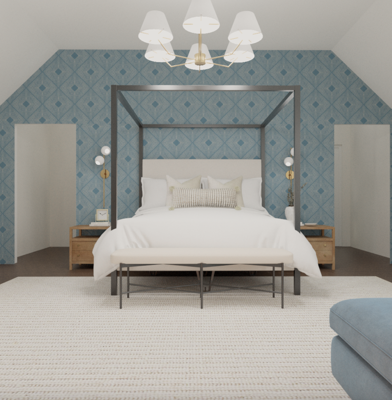 Modern, Transitional, Minimal Bedroom Design by Havenly Interior Designer Vye