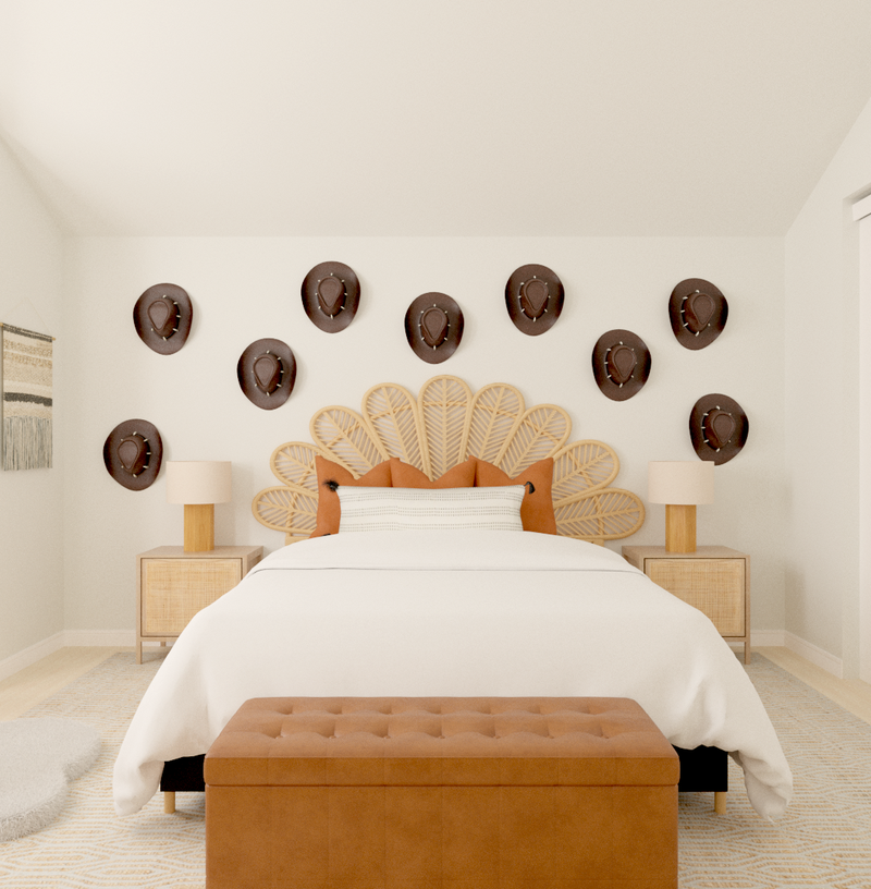 Bohemian Bedroom Design by Havenly Interior Designer Ashley