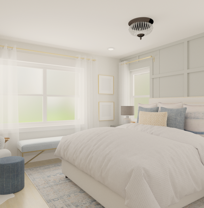 Contemporary, Classic, Traditional Bedroom Design by Havenly Interior Designer Cherish-Joie
