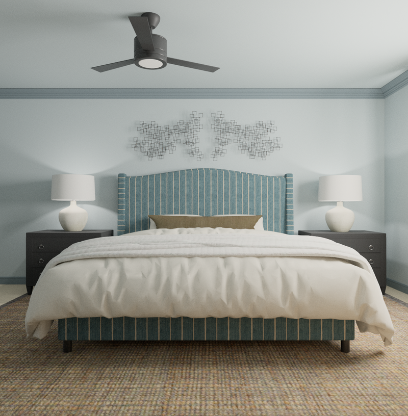Classic, Eclectic, Coastal, Farmhouse, Transitional Bedroom Design by Havenly Interior Designer Alix