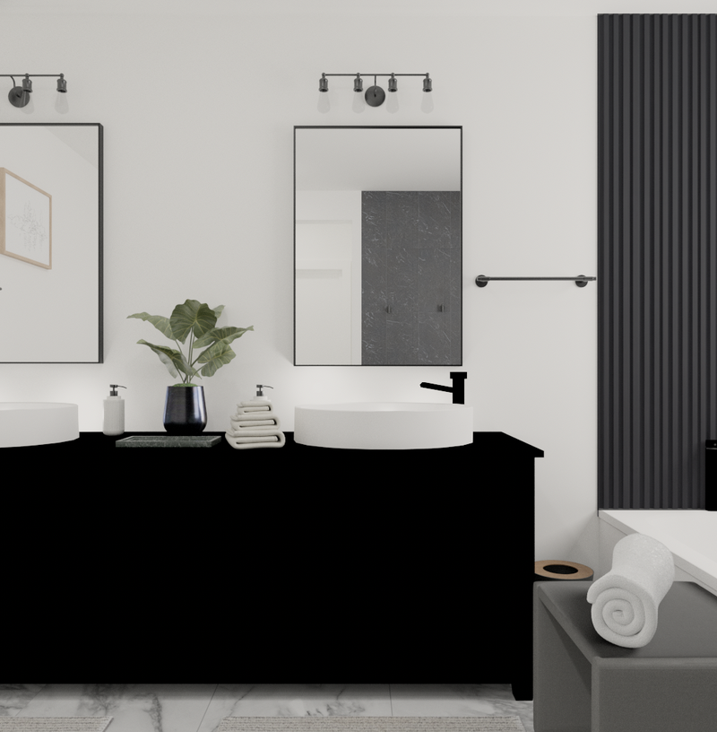 Modern Bathroom Design by Havenly Interior Designer Kait