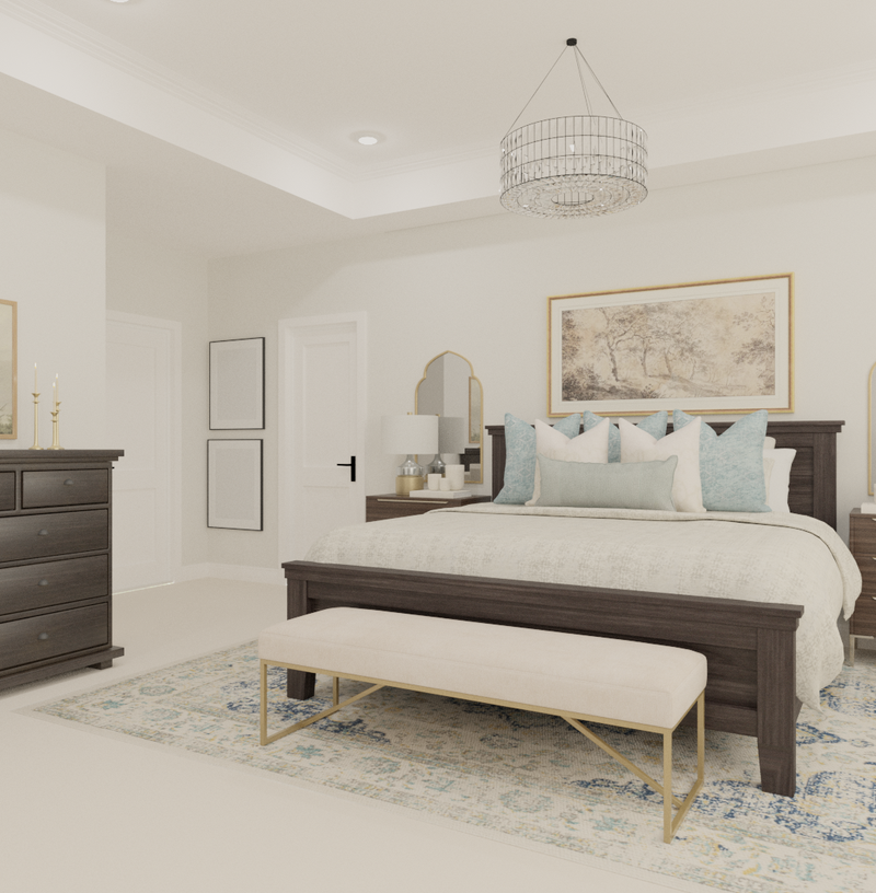 Classic, Traditional, Rustic Bedroom Design by Havenly Interior Designer Cherish-Joie