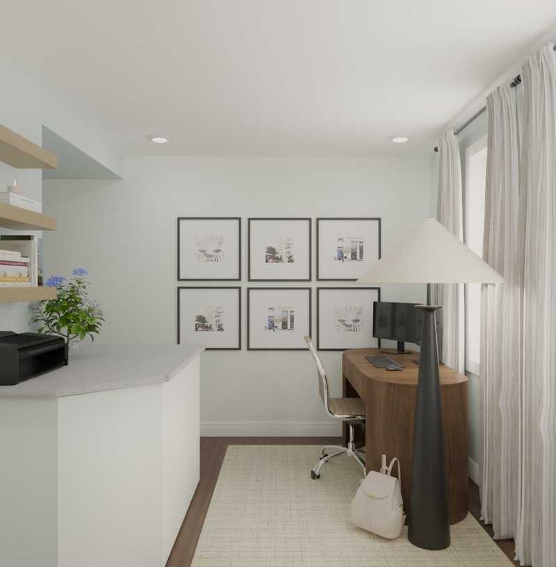Modern, Transitional Office Design by Havenly Interior Designer Christopher