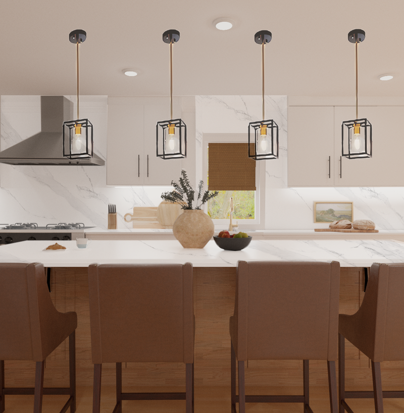 Contemporary, Transitional Kitchen Design by Havenly Interior Designer Ashley