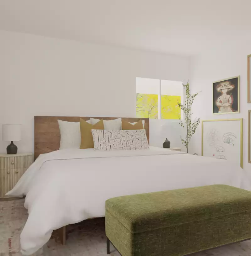 Bohemian Bedroom Design by Havenly Interior Designer Tara