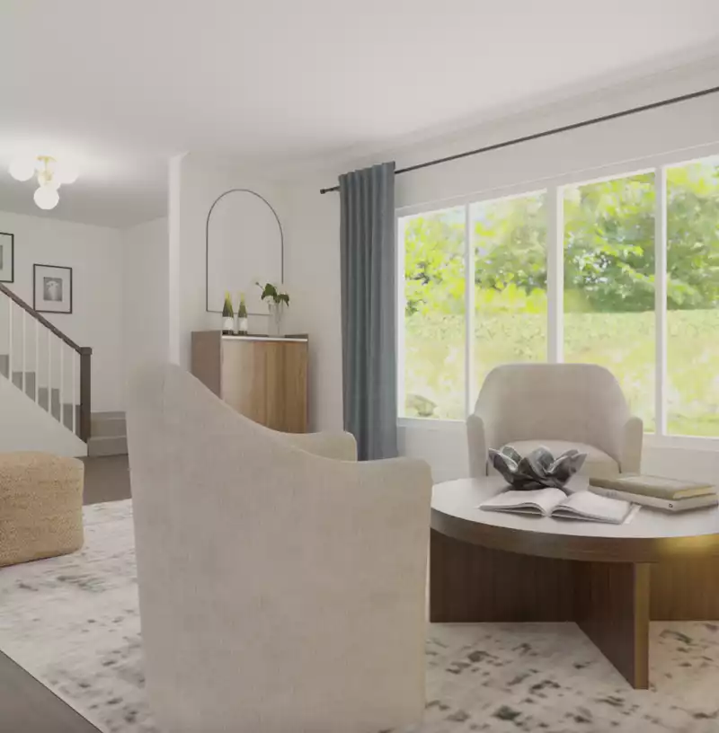 Modern, Bohemian, Coastal Living Room Design by Havenly Interior Designer Vye