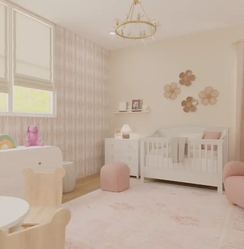 Bohemian, Glam, Transitional, Classic Contemporary Bedroom Design by Havenly Interior Designer Sana